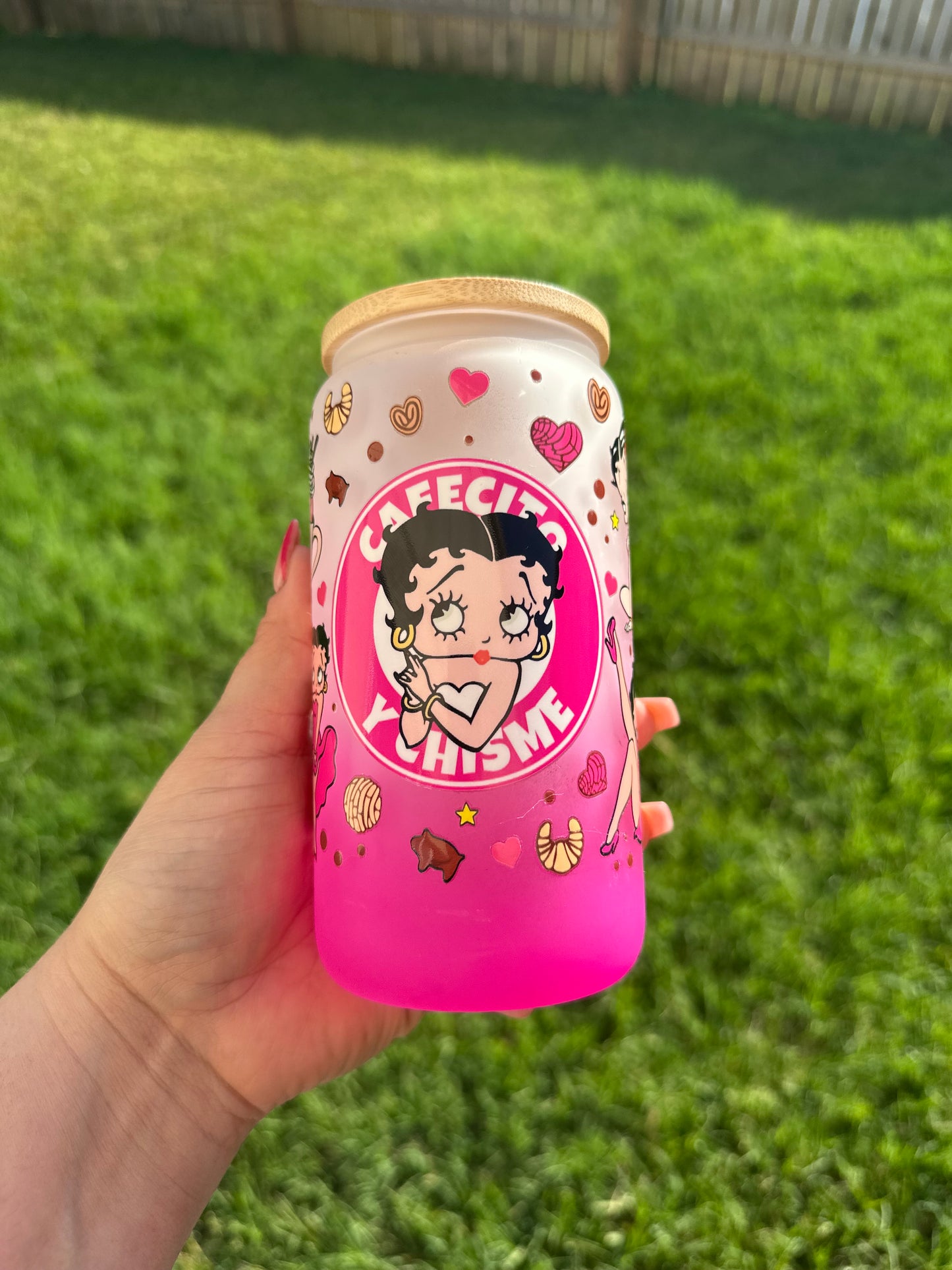 Betty glass can (16oz)