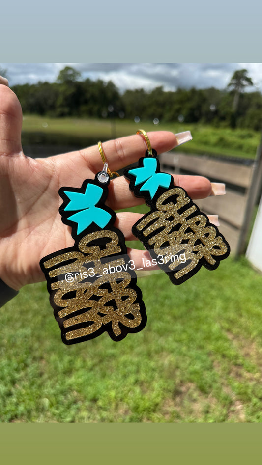 Cheer Mom Bag Tag or Keychain