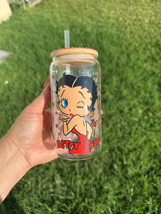 Betty glass can (16oz)