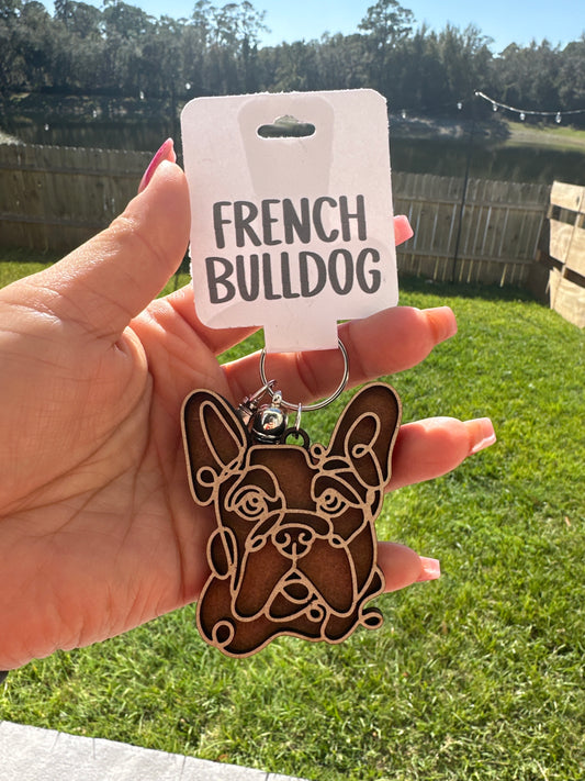 Dog keychain