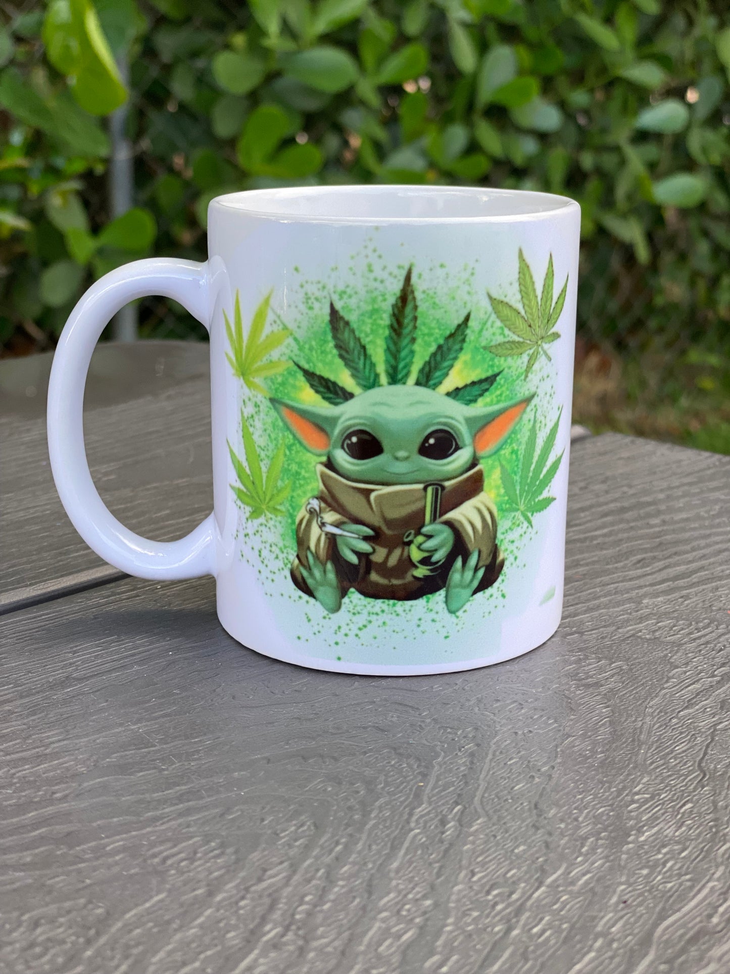 Baby Yoda Cannabis Mug 420